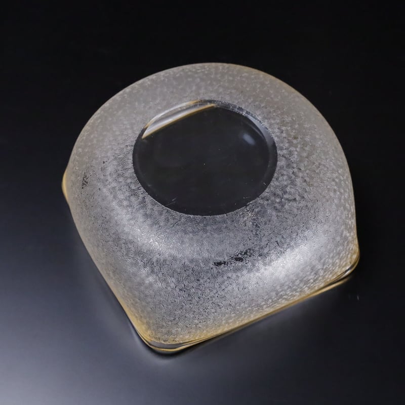 春海バカラ金縁波頭繋ぎ文四方小鉢 十客揃 | LYAN ARTS' Collection o