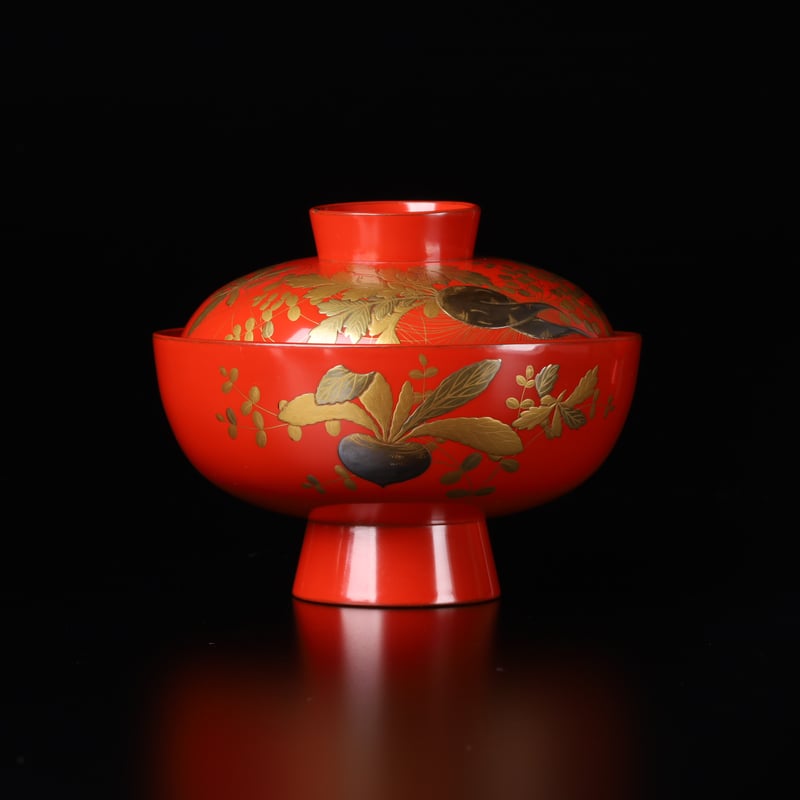 根菜蒔絵朱塗吸物椀 十客揃 | LYAN ARTS' Collection online shop 根菜蒔絵朱塗吸物椀 十客揃 | LYAN ARTS' Collection online shop