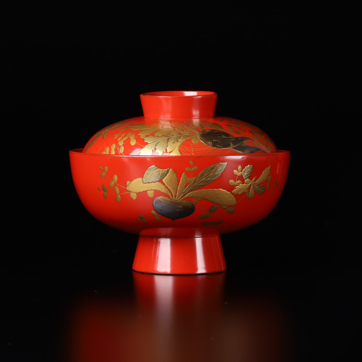 根菜蒔絵朱塗吸物椀 十客揃 | LYAN ARTS' Collection online shop 根菜蒔絵朱塗吸物椀 十客揃 | LYAN ARTS' Collection online shop