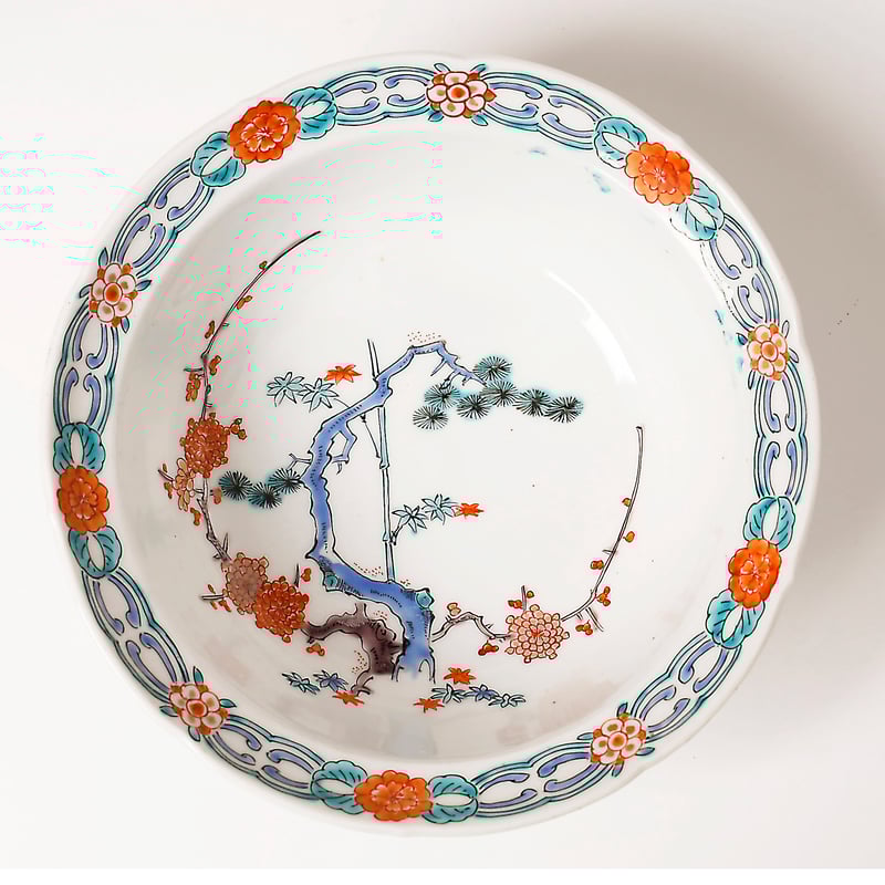 お値下げしました、色絵柿右衛門　和本　花文小鉢 柿右衛門色絵松竹梅文小鉢 五客揃 | LYAN ARTS' Collection onlin