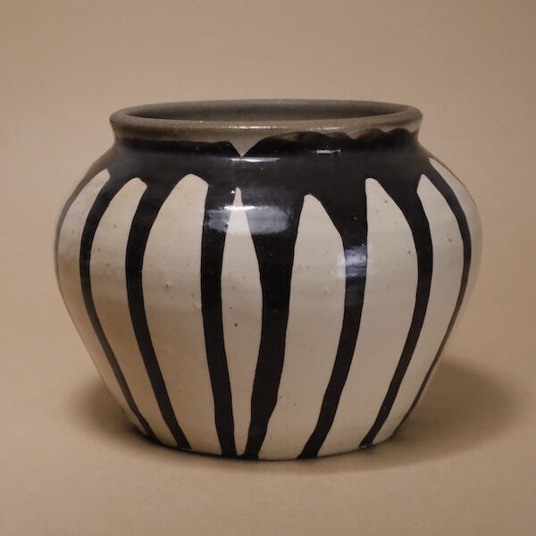 丹波 白化粧土流し 小壺 茶碗 古美術 古道具 アンティーク