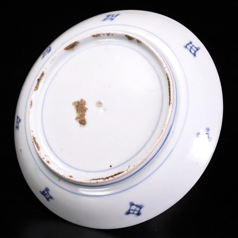 古伊万里 染付色紙文小皿 一客 | LYAN ARTS' Collection online