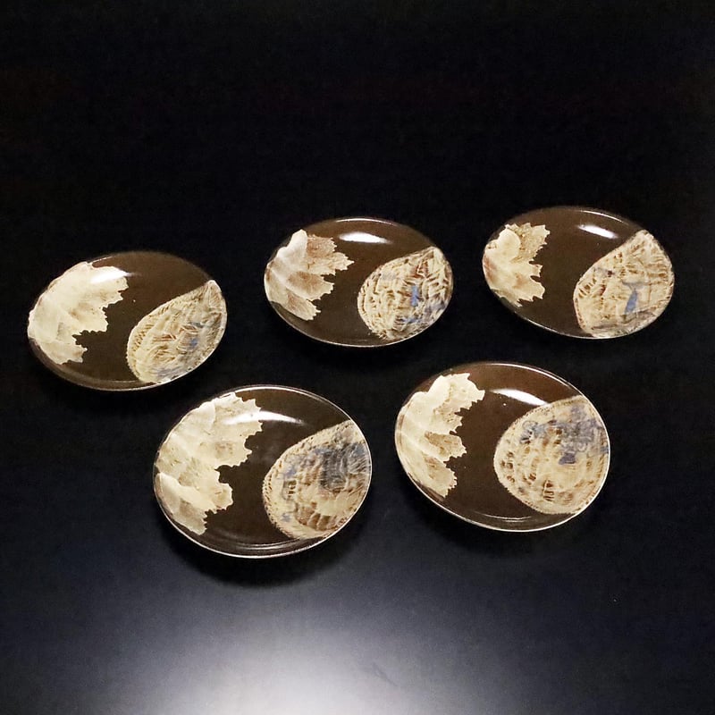 現川 打刷毛目皿 五客揃 | LYAN ARTS' Collection online shop