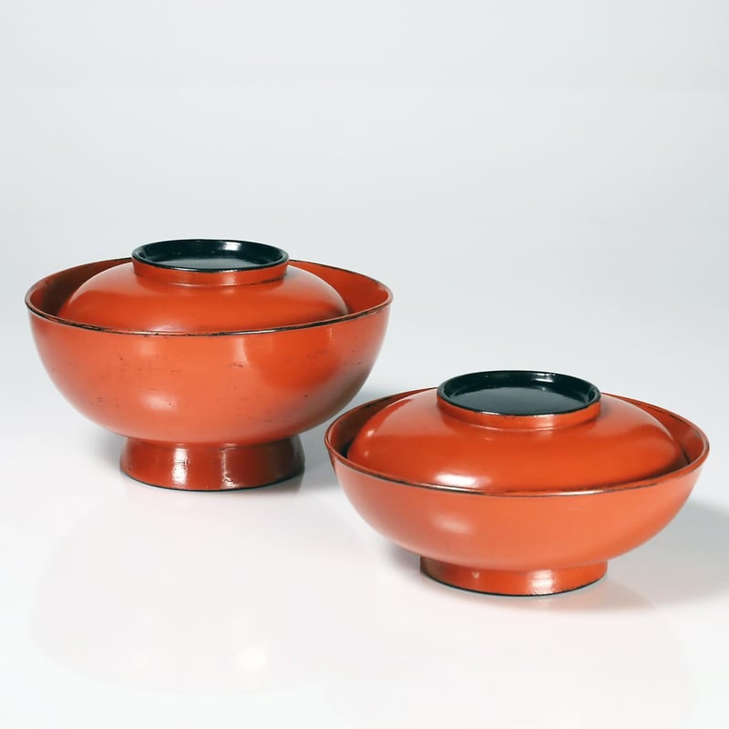 応量器　江戸初期　根来四つ椀二組完品 楽天市場】四つ椀応量器 ( 木製 ) 刷毛根来 山岸厚夫 うるし工房