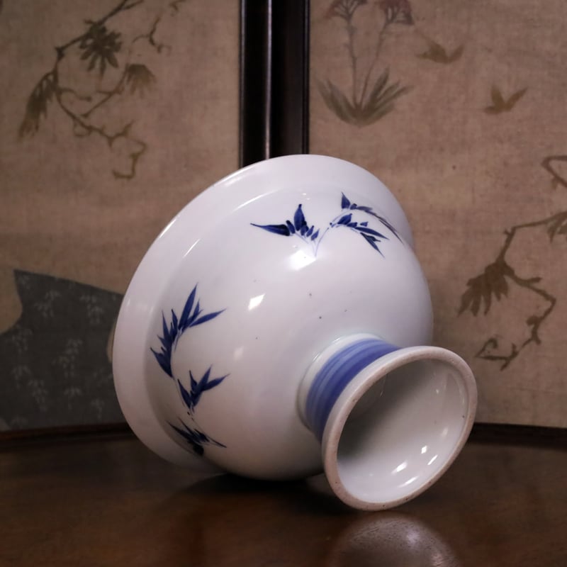 古伊万里 染付竹虎文高脚鉢 | LYAN ARTS' Collection online shop