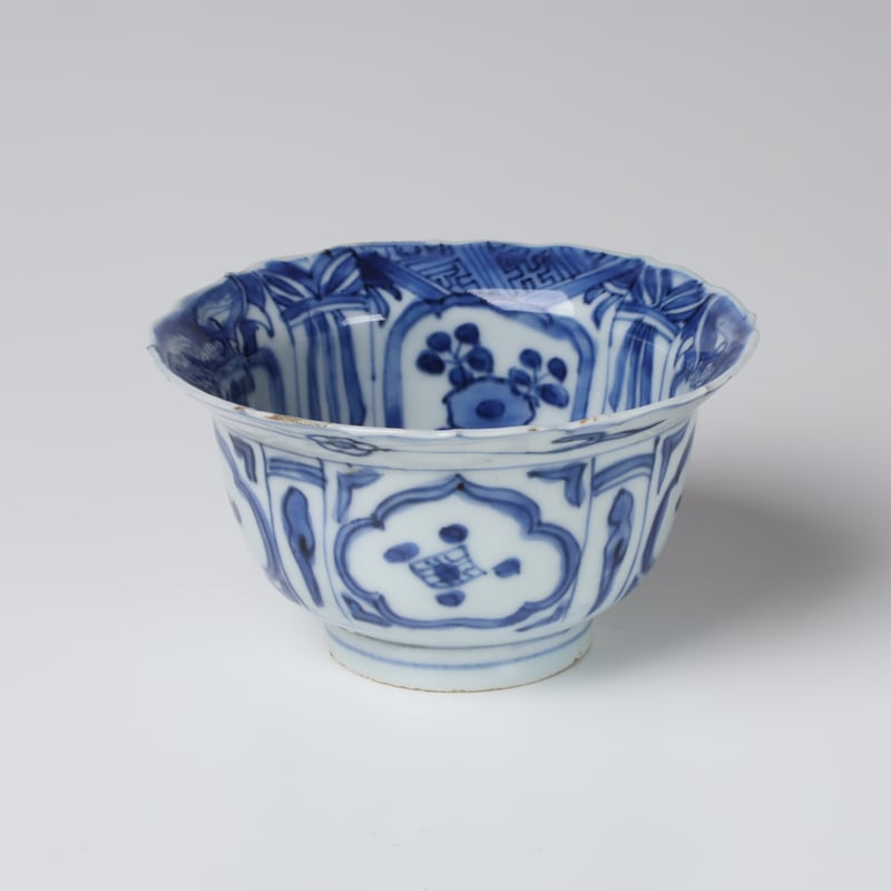 明 古染付芙蓉手花鳥文小鉢 二十客揃 | LYAN ARTS' Collection