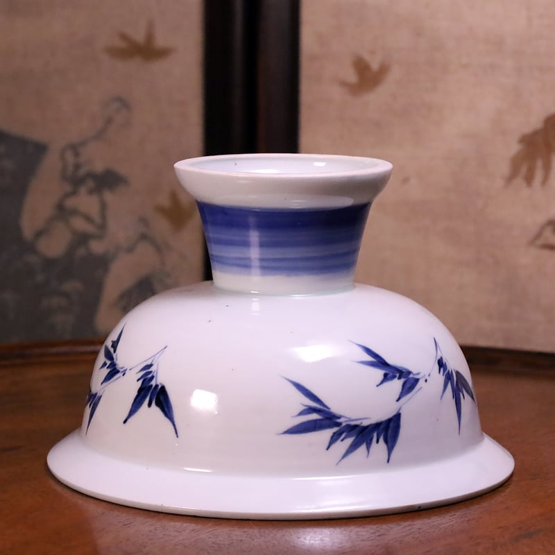 古伊万里 染付竹虎文高脚鉢 | LYAN ARTS' Collection online shop