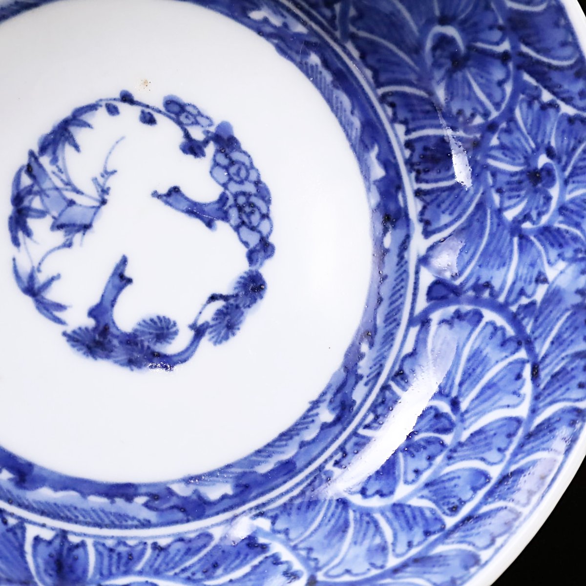 古伊万里 染付葉唐草文輪花小鉢 一客 | LYAN ARTS' Collection 古伊万里 染付葉唐草文輪花小鉢 一客 | LYAN ARTS' Collection