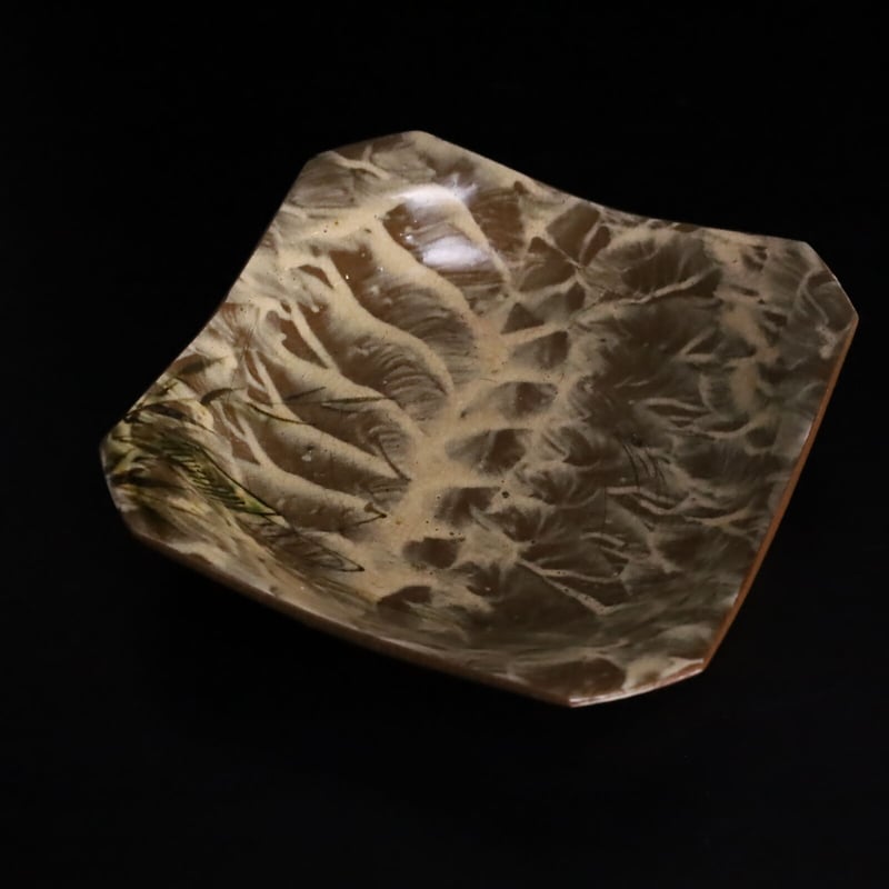 現川 打刷毛目芦泊船文角切皿 七客揃 | LYAN ARTS' Collection