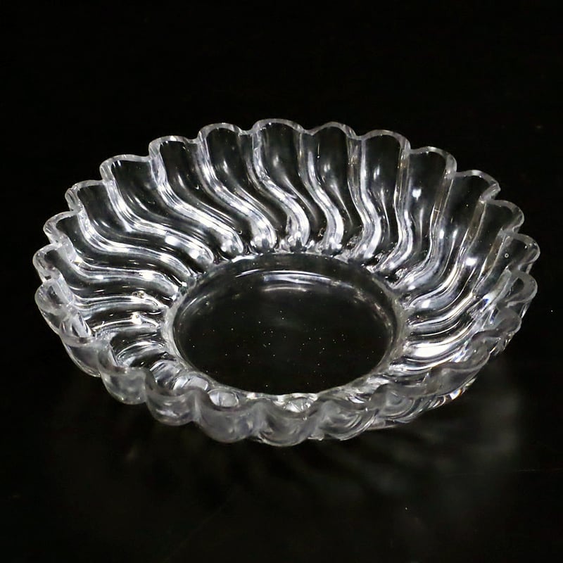 江戸ガラス小皿 江戸ガラス捻り小皿 一客 | LYAN ARTS' Collection online shop