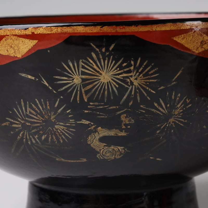 浄法寺 切箔松図椀 十客揃 | LYAN ARTS' Collection online shop