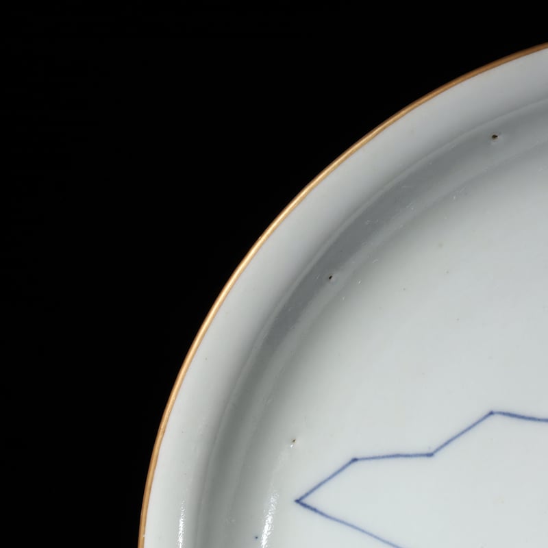 古伊万里染付扇面文皿 五客揃 | LYAN ARTS' Collection online