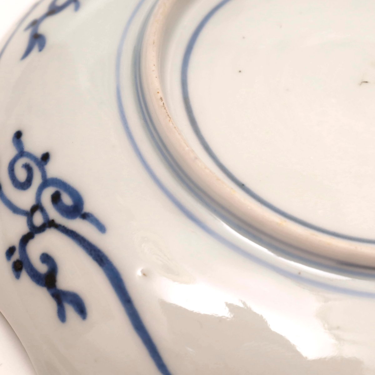 古伊万里染付犬文輪花小皿 | LYAN ARTS' Collection online shop