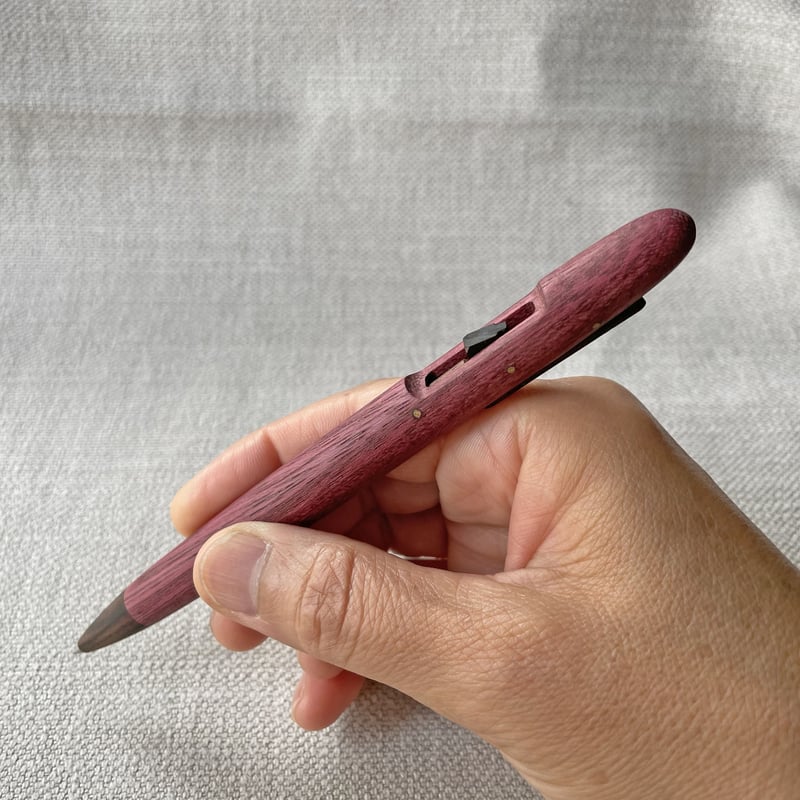 Column ボールペン（イエローハート / パープルハート / サティーネ