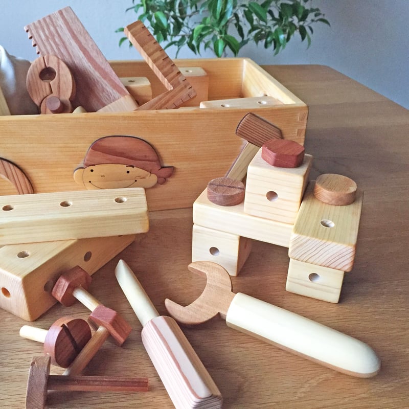 ちびっ子大工道具セット | 木と工房家具 Jクオリア