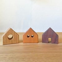 三角屋根のカード立て（3個セット）