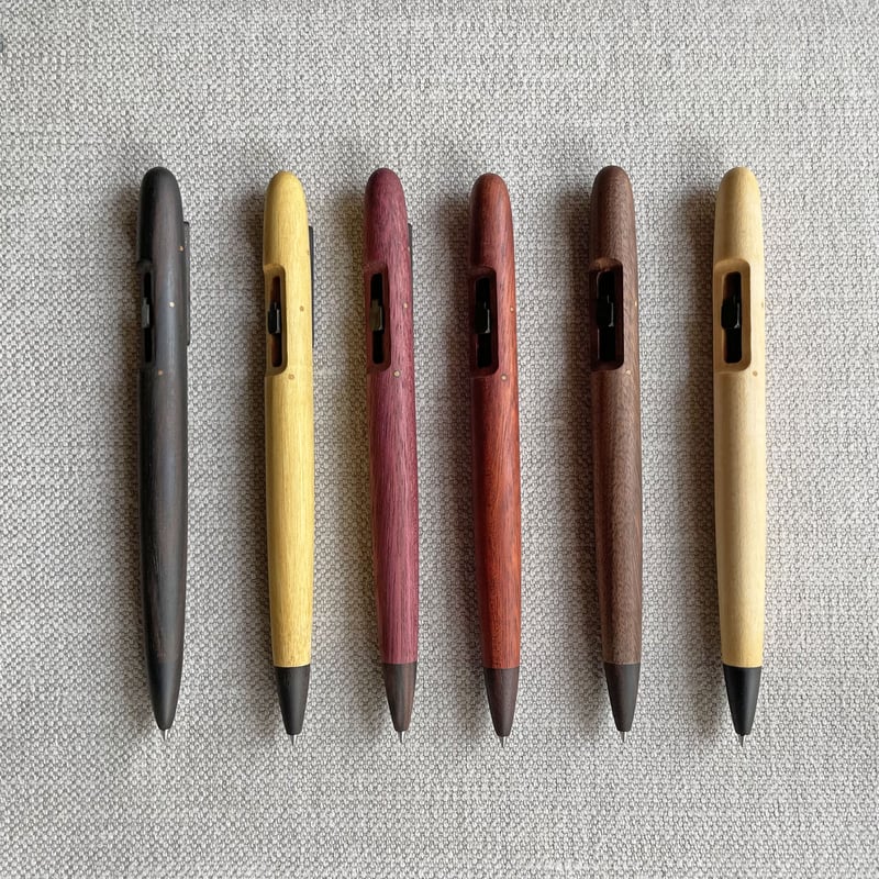 Column ボールペン（イエローハート / パープルハート / サティーネ