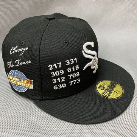 限定モデル 59FIFTY ニューエラ Newera 公式 ホワイトソックス whitesox エリアコード AreaCode