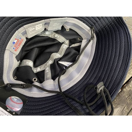 REDUX ニューエラ NEWERA アトランタ Braves ブレーブス 公式 バケットハット 紺 フリーサイズ MLB