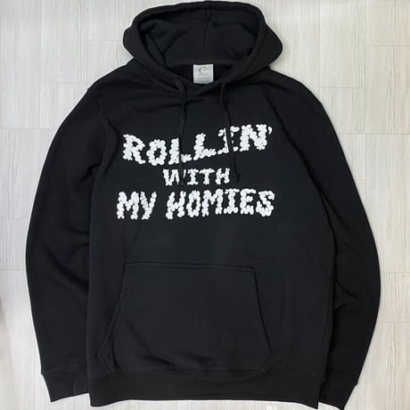 LA発 CreateX5 チーチ＆チョン グラフィック プルオーバー パーカー ROLLIN' WITH MY HOMIES (GFX/Hdy25)