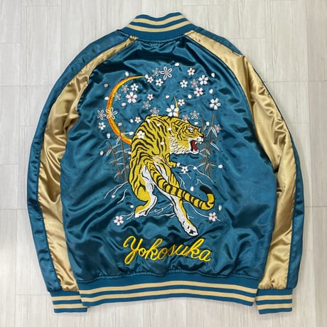 横須賀 スカジャン 横須賀発祥 スカジャン Yokosuka刺繍 ビッグシルエット SUKAJAN