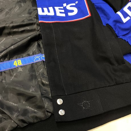 NASCAR ナスカー JHデザイン Lowe's ロウズ 公式 レーシングジャケット  Jimmie.J ジミージョンソン ＃48