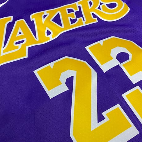 米国規格 NIKE ナイキ Lakers レイカーズ 23 レブロンジェームズ オーセンティック ジャージー 紫