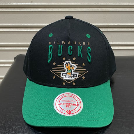 Mitchell&Ness ミッチェル&ネス NBA ミルウォーキーバックス Bucks スナップバックキャップ