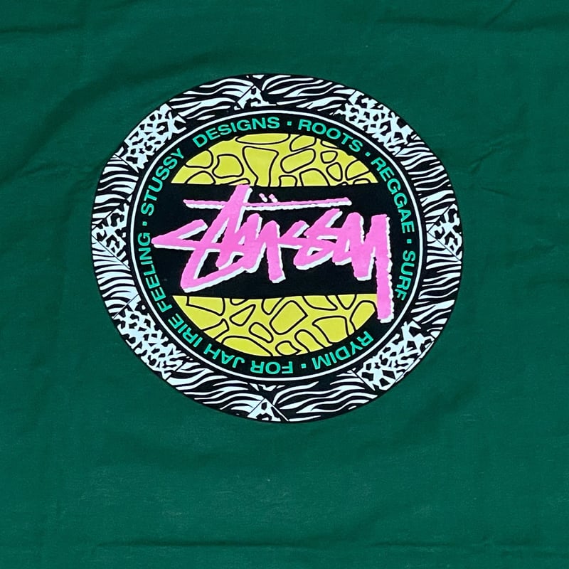 XL】 Stussy ステューシー 半袖 サークルロゴ ショーンフォント T