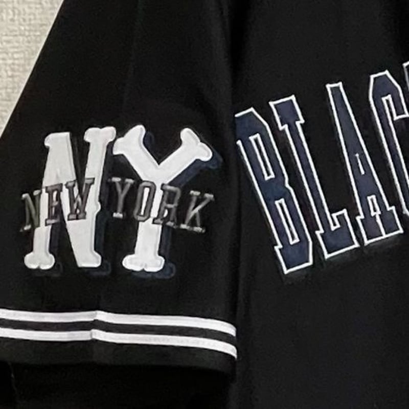3XL】 二グロリーグ NEGRO 『NY ブラック ヤンキース』 BLACK YANKEE...