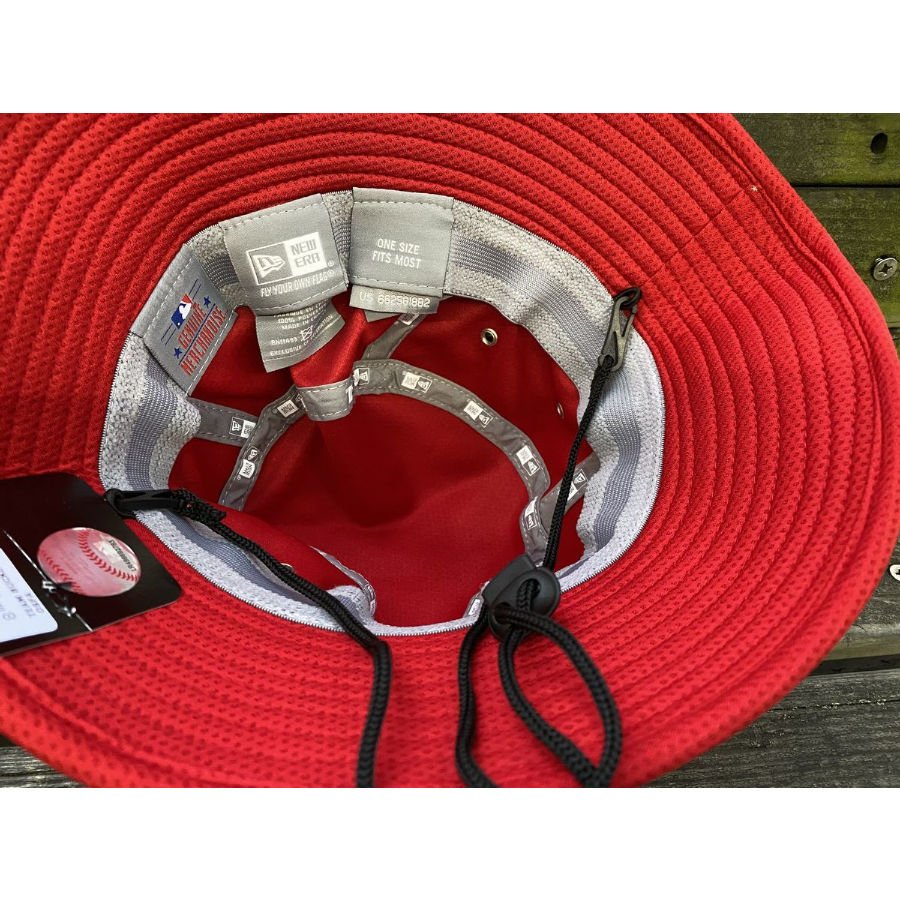 NEWREA ニューエラ LA エンゼルス ANGELS バケットハット 赤