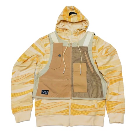 米国発 Civilized シヴィライズド Urban Mesh Combo スウェットセットアップ 着脱可能ベスト付き 3点セット (SET20)