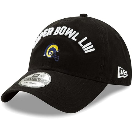 海外限定モデル NFL ロサンゼルス ラムズ LA RAMS 9Twenty ニューエラ NEWERA LIII スーパーボウル キャップ