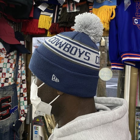 NEWERA USA ニューエラ NFL ダラス カウボーイズ COWBOYS ポンポン ニット帽 YOUTH