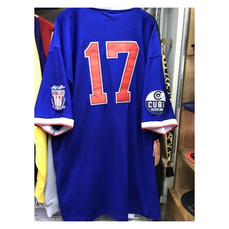 NEGRO LEAGUE クリーブランド カブス CUBS ナンバリング ベースボールシャツ Vネック (HGC-BB100)