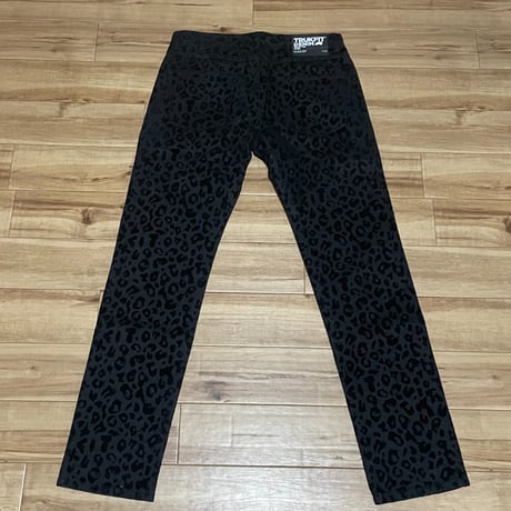 米国発 Lil Wayne TRUKFIT トラックフィット Cheetah Velvet Pants チーター ストレートパンツ