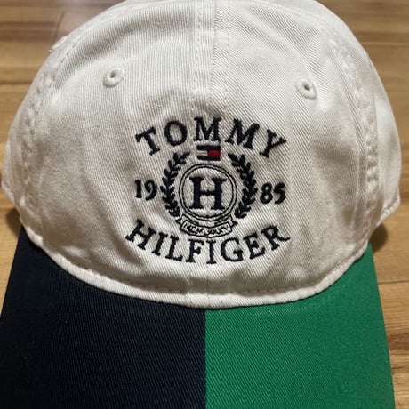 TOMMY HILFIGER USA ストラップバック キャップ カラーブロック ローレルロゴ (11)