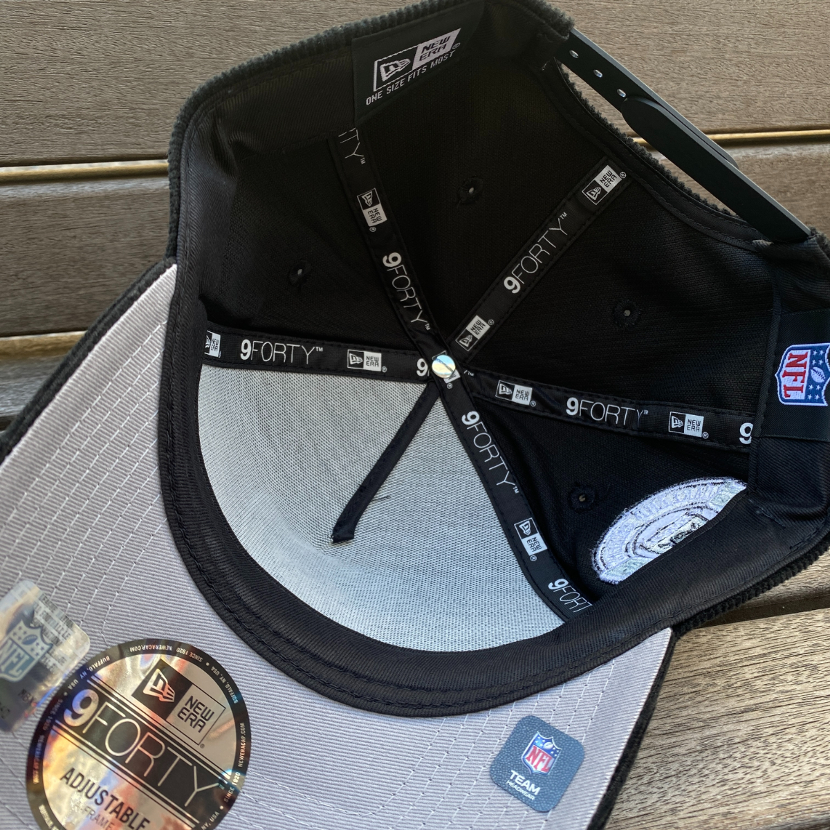 海外限定 Newera ニューエラ NFL 9Forty Aフレーム Raiders オークラ
