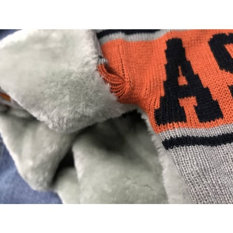 ニューエラ Newera ヒューストン アストロズ 空軍 トラッパーハット 極暖 ニット帽 グレー MLB