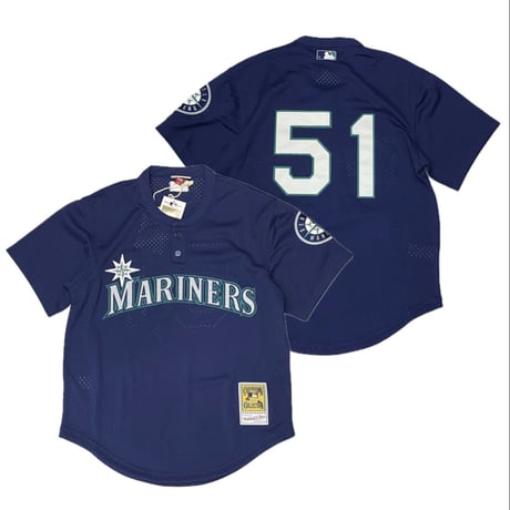 Mitchell&Ness ミッチェル&ネス  MLB イチロー #51 Mariners シアトルマリナーズ BPジャージ