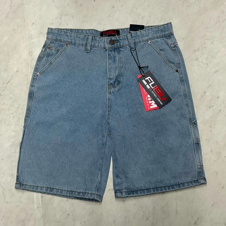 USA仕様 FUBU フブ Short Cargo Denim ショートカーゴデニム Y504 ライトブルー (SJNS49)