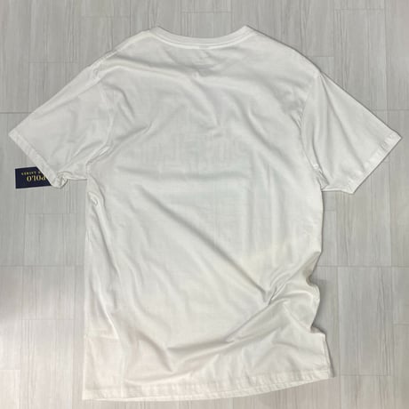 USAモデル POLO RALPH LAUREN ラルフローレン CLASSIC FIT クルーネック Tシャツ 白 (RL6)