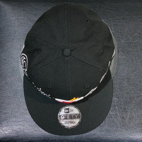 USA限定 Newera ニューエラ 9FIFTY ペイズリー スナップバック NBA マイアミ ヒート