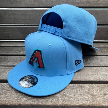 USA仕様 9FIFTY ニューエラ MLB ダイヤモンドバックス Diamondbacks スナップバックキャップ Essentials Sky Blue (950-204)