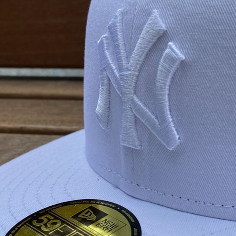 59FIFTY ニューエラ Newera ニューヨーク ヤンキース Yankees ソリッドホワイト MLB (19-5)