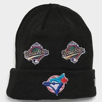 USA限定 NEWERA ニューエラ MLB ワールドシリーズ ニットキャップ Jays ブルージェイズ (Beanie112)