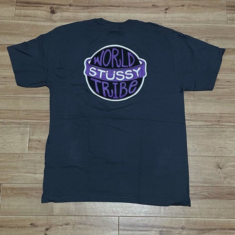 L】 Stussy ステューシー WAORLD TRIBE ワールドトライブ 半袖 T