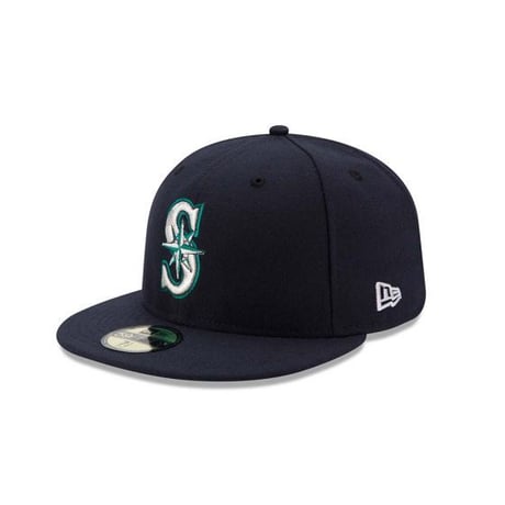 59FIFTY ニューエラ Newera シアトル Mariners マリナーズ  公式 オーセンティック game (25-1)