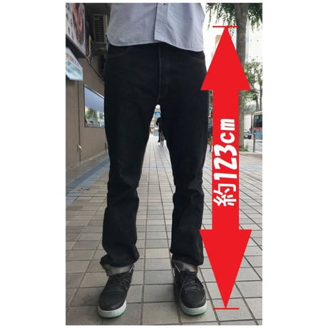米国仕様 リーバイス Levi's 驚異の股下102cm W36 L40 501 オリジナル ボタンフライ インディゴ (JNS197)