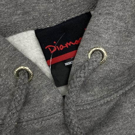 【XL】 ダイヤモンドサプライ Diamond supply co. 灰色 スウェット プルオーバー パーカー 迷彩 カモフラ